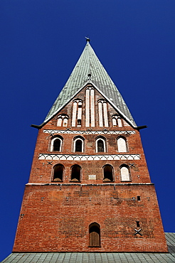 Tower of the Johannis Church, Lueneburg, Lower Saxony, Germany, Europe