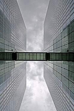 HighLight Towers on a rainy day, Munich-Schwabing, Munich, Bavaria, Germany, Europe