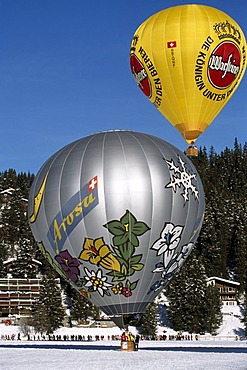 Arosa balloon festival, Grisons, Switzerland