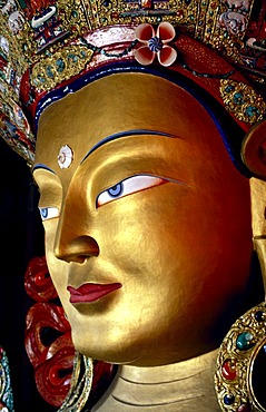 Buddha, Tikse monastery, Leh, Himachal Pradesh, India, Asia