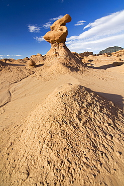 Sandstone formations in Goblin Valley State Park, Utah, USA