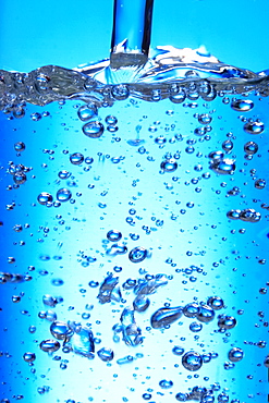 Water with air bubbles