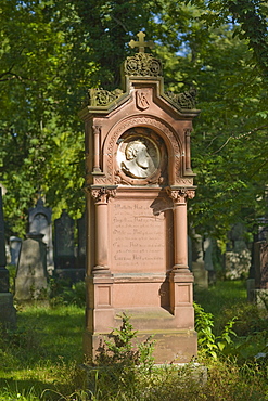 Grave of Richard Jakob August von Voit, 1801-1870, architect, Alter Suedfriedhof, old cemetery in Munich, Bavaria, Germany