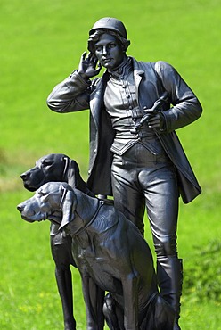 Statue in the Kaiserpark Bad Ischl, Salzkammergut, Austria