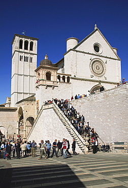 The Basilica of San Francesco d'Assisi, Assisi, Umbria, Italy