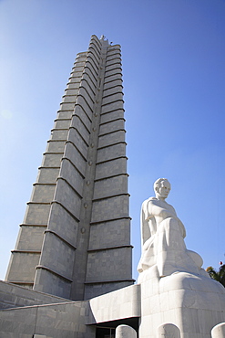 Jose Marti memorial at Plaza de la Revolucion (Revolution Square), Havana, Cuba, Caribbean