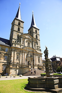 St. Michael Monastery, Michelsberg, Bamberg, Upper Franconia, Bavaria, Germany, Europe