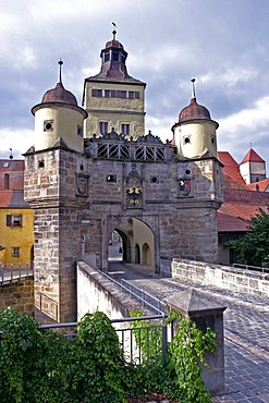 Ellinger City Gate in Weissenburg, Bavaria, Germany