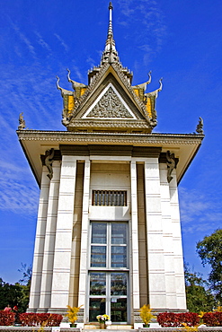 Pagoda, Choeung Ek, Killing Fields, Cambodia, Asia