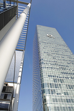 Uptown, skyscraper office block, headquarters of 02, Munich, Upper Bavaria, Germany, Europe