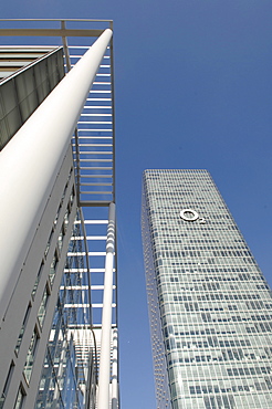 Uptown, skyscraper office block, headquarters of 02, Munich, Upper Bavaria, Germany, Europe