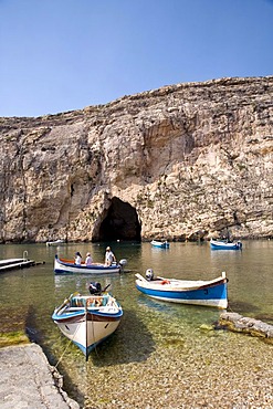 Dwejra Lake, Gozo, Malta, Europe