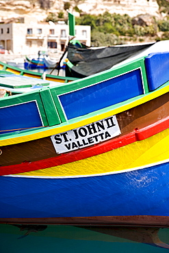 Fishing boat, Mgarr, Gozo, Malta, Europe