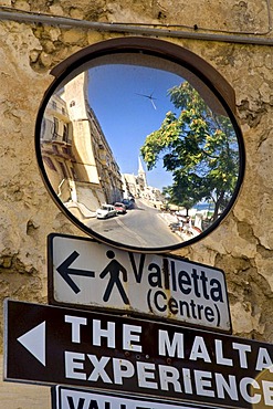 Signpost, Valletta, Malta, Europe