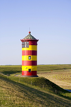 Pilsum Lighthouse, Pilsum, Krummhoern, East Frisia, Lower Saxony, Germany, Europe