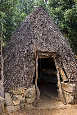 A typical Sardinian shepherd's hut