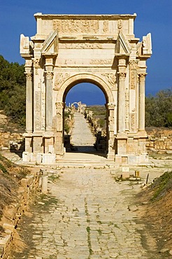 Triumph arch of Septimus Severus Leptis Magna