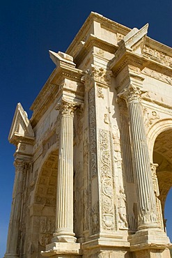 Triumph arch of Septimus Severus Leptis Magna