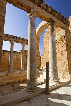 Hadrians baths at Leptis Magna