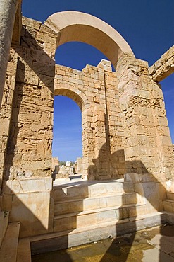 Hadrians baths at Leptis Magna