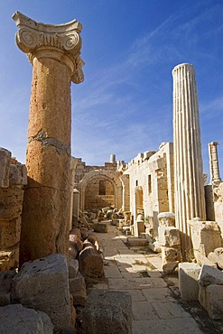 Roman archeological site of Leptis Magna