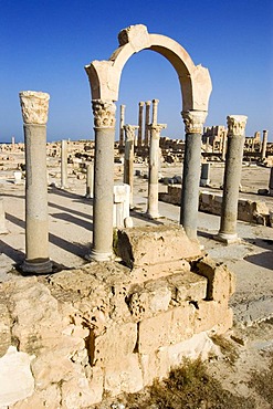 Roman archeological site of Sabrata, Libya