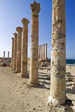 Isis temple in Sabrata, Libyen