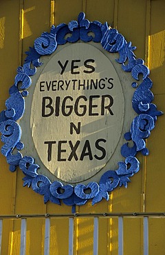 Everything is bigger in Texas, Amarillo, Texas, USA