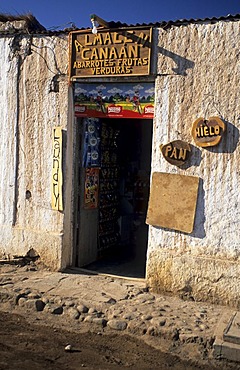 Streetscape in San Pedro de Atacama, Chile