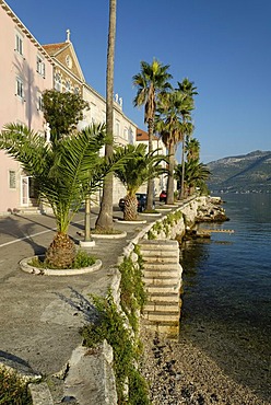 Historic city of Korcula, birth place of Marco Polo, Korcula island, Dalmatia, Croatia