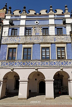 Rynek, historic city square of Zamosz, Unesco World Heritage Site, Poland