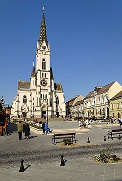 Historic old town of Koeszeg, Hungaria