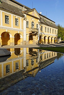 City square, historic old city of Esztergom, Hungaria