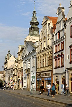 Historic old town of Pilsen, Plzen, west Bohemia, Czech Republic