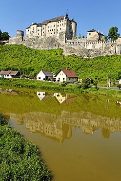 Cesky Sternberk castle, Sternberg, on the Sazava river, central Bohemia, Czech Republik