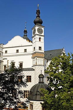 Historic old town of Pardubice on the Labe, Elbe, east Bohemia, Czech Republik