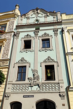 Historic old town of Pardubice on the Labe, Elbe, east Bohemia, Czech Republik