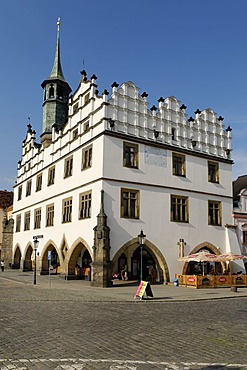 Historic old town of Litomerice, Bohemia, Czech Republik