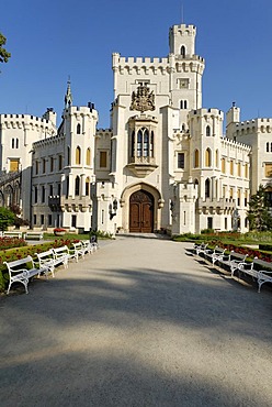 Hluboka castle, South Bohemia, Czech Republik