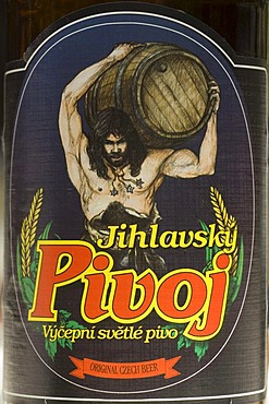 Czech beer from Iglava, Iglau, Moravia, Czech Republic