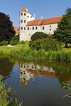 Historic old town of Telc, Unesco World Heritage Site, South Moravia, Czech Republic