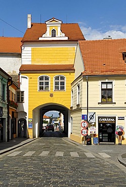 Historic old town of Trebon, Wittingau, South Bohemia, Czech Republic