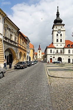 Historic old town of Zatec, North Bohemia, Czech Republic