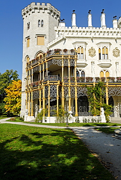 Hluboka castle, south Bohemia, Czech Republik