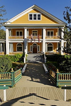 Historic mansion at Dawson City, Yukon, Canada