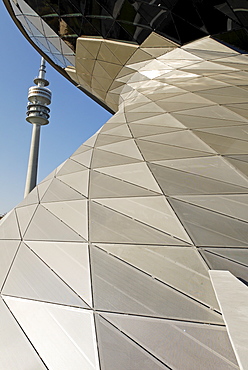 New building BMW Welt, BMW world, Munich, Bavaria, Germany