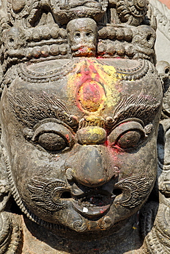 Hinduistic statue, Swayambhunat Tempel, Kathmandu, Nepal