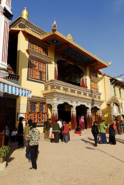 Buddhist stupa of Bodhnath (Boudha), Kathmandu, Nepal