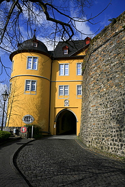 Montabaur Palace, elite education centre, Montabaur town landmark, Westerwaldkreis, North Rhine-Westphalia, Germany