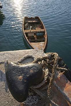 Rowboat in Rhodes, Greece, Europe